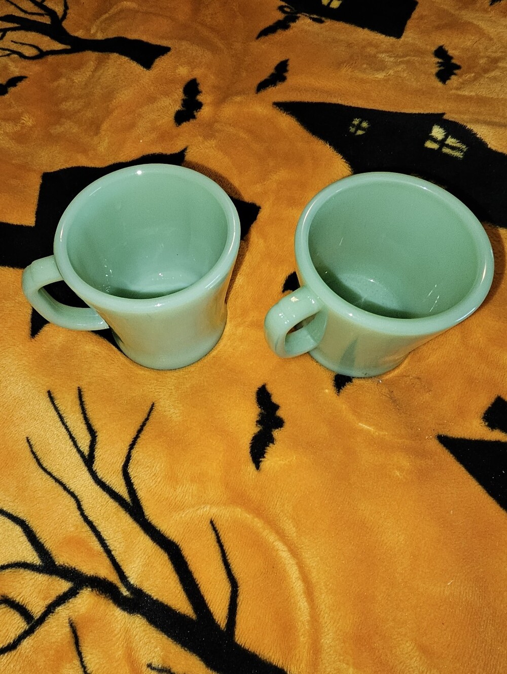 Fire King Jadeite 8oz Coffee Cups (2)